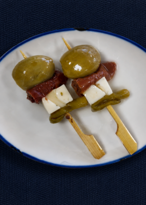 Gildas de queso y trufa
