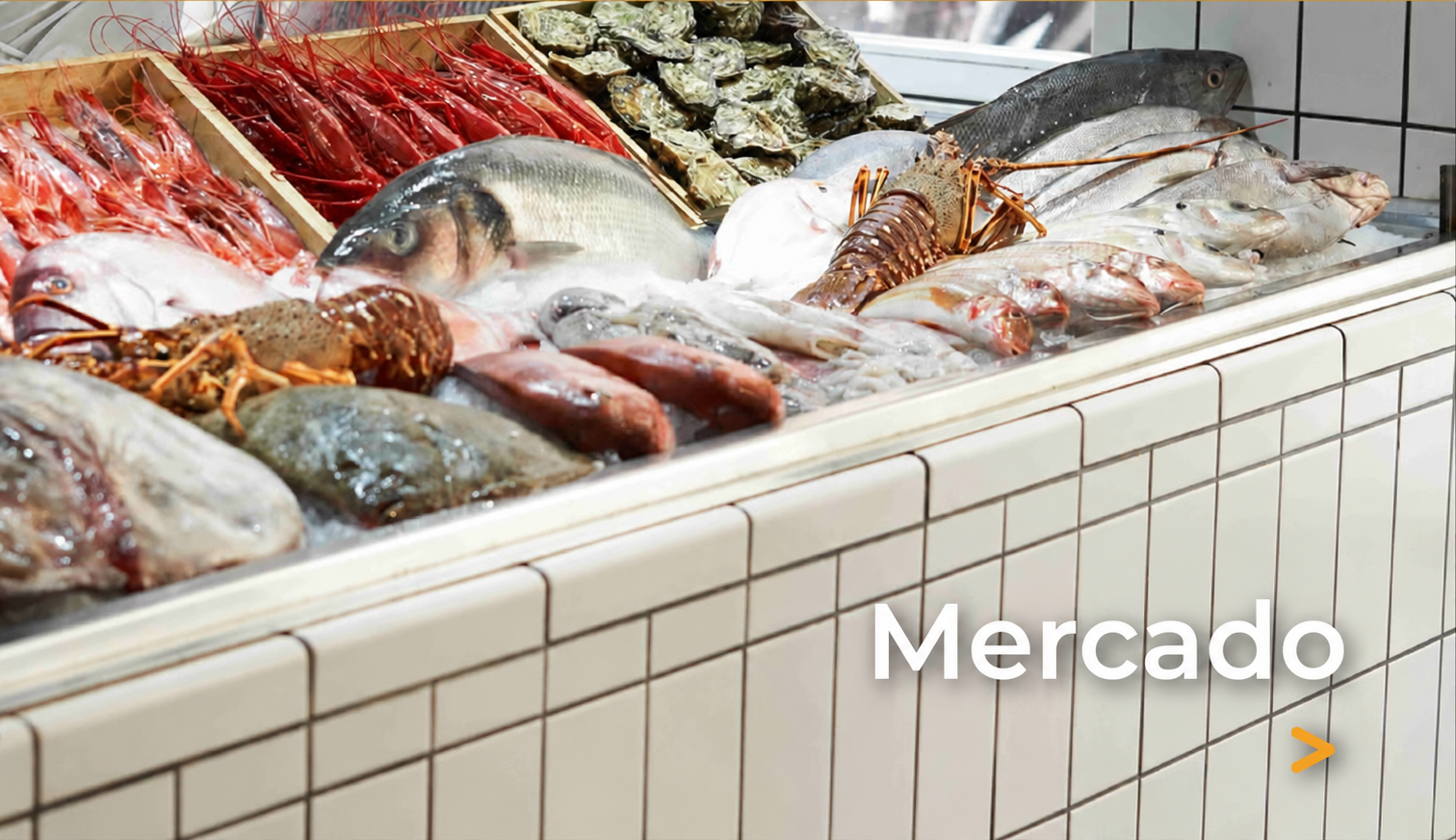 Mercado - Garcimar en casa Mercado Garcimar: pescado blanco, pescado azul y marisco